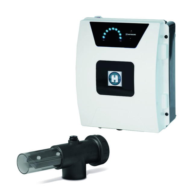 Хлоргенератори для басейнів Хлоргенератор Hayward AquaRite Basic Flo (300 м3, 50 г/год)