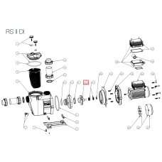 Крильчатка насоса Hayward SPII/RSII DI 1.5 НР (SPX3012CDI)